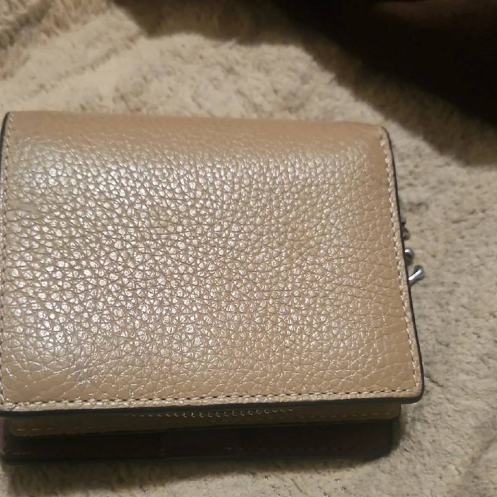 Coach Chestnut Leather Card Holder - Picture 1 of 6